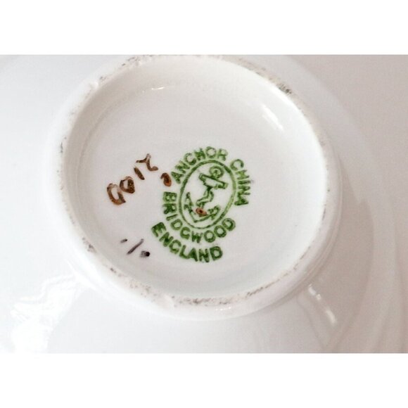 Vintage Bridgwood Teacup and Saucer Anchor China England - Picture 6 of 6